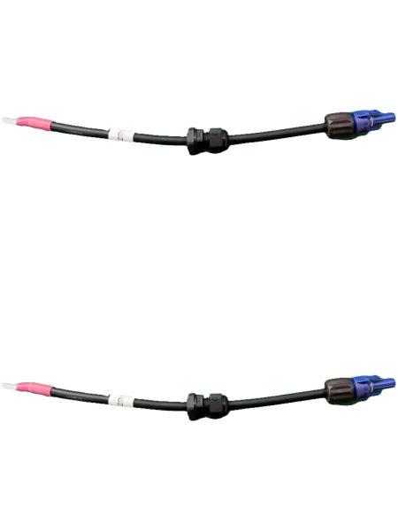 Alta condutividade elétrica 200 mm Arnês de arame industrial Arnês de cabo de alimentação DC