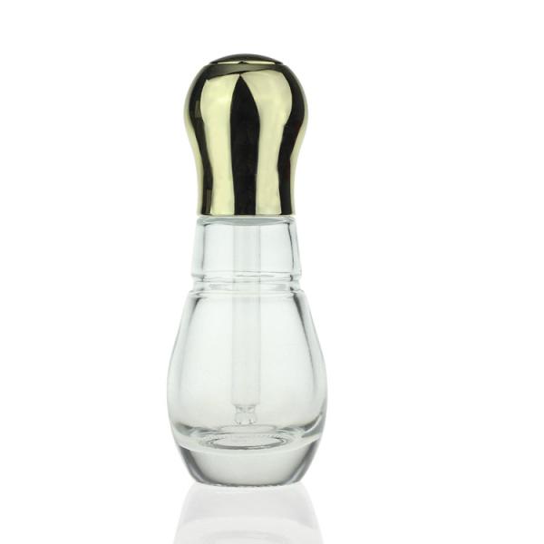Бутылка стекла 30ml сыворотки крышки золота брызг золота