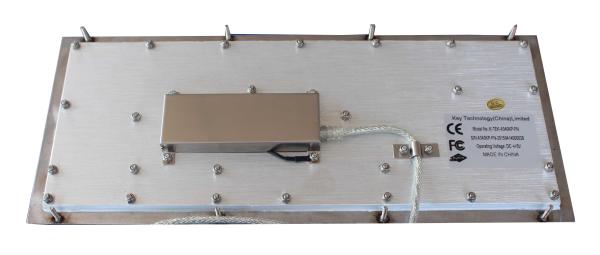 Front panel mount stainless Steel metal Kiosk Keyboard with 79 key , numeric keys