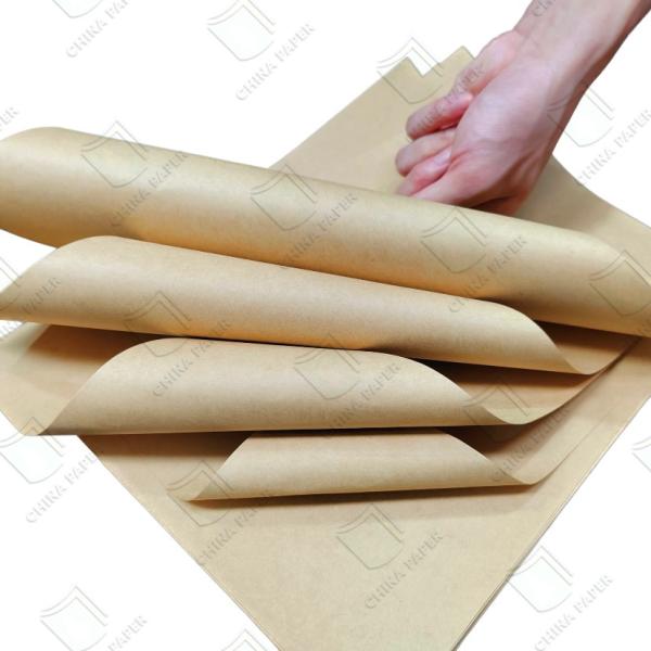 100% Virgin Wood Pulp Kraft Paper 65gsm-150gsm Brown /  White For Eco-Friendly Packaging