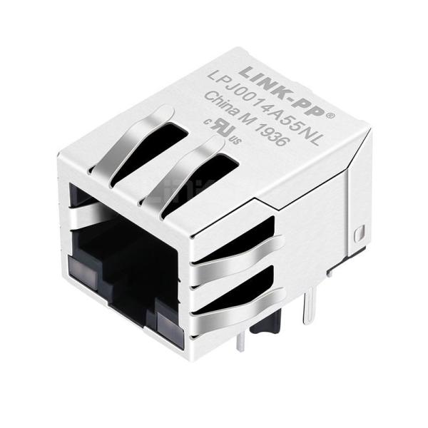 P65-P0G-11K9 Compatible LINK-PP LPJ0014A55NL 10/100 Base-T Tab Down Orange&Green/Orange&Green Led 1 Port Cat5e RJ45 Modular Jack