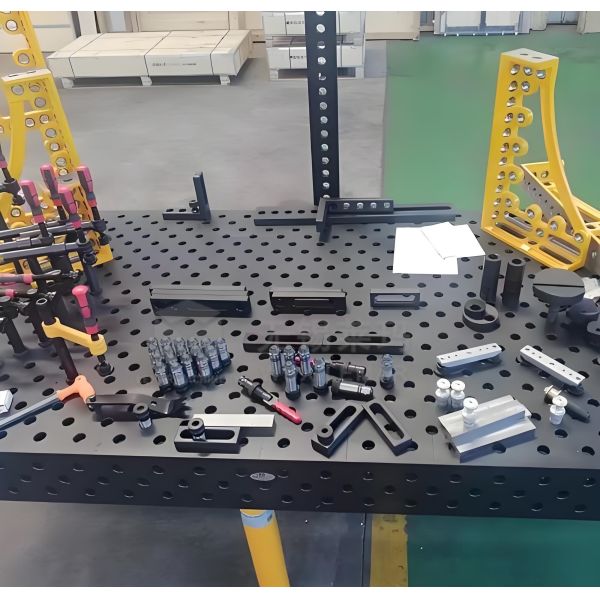 System 28 Modular Welding Table With Quick - Clamp Fixtures