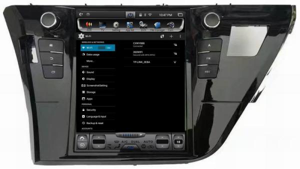 Ouchuangbo 12.1 inch Vertical Screen Tesla Style android 6.0 for  Toyota Corolla 2015 with 1024*678 Quad Core Radio