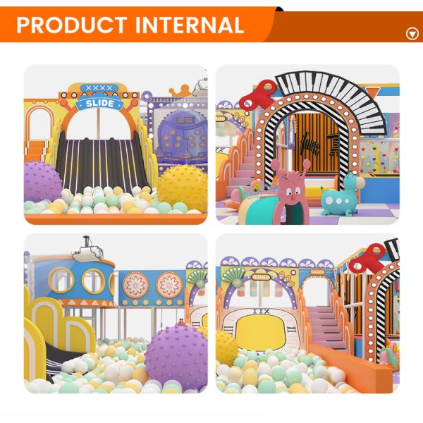 150m² Pastel Piano-Themed Indoor Playground