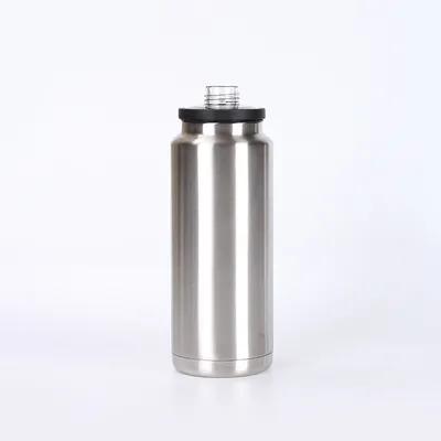18 oz bouteille à vide isolée bouteille d'eau en acier inoxydable avec Chug Cap Glace rose