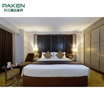 Cinco estrelas Ebony Veneer Hilton Hotel Furniture