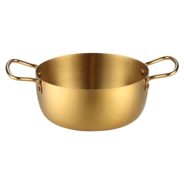 Wholesale Silver Korean Cookware Sauce Pot Stainless Steel 430 Soup Pot  With Stainless Steel Handle