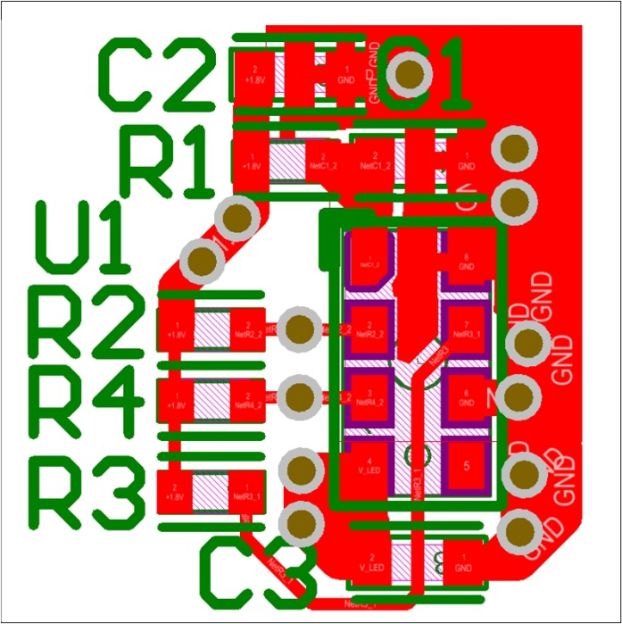 Digital ambient light sensing proximity sensor AMS TMD37253 with integrated IR LED and color photodiodes