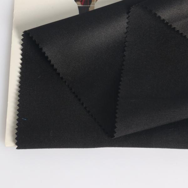 Factory direct recycled polyester peach skin satin fabric is strong and wear-resistant