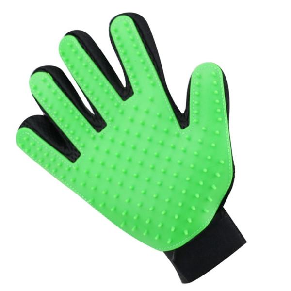 Dog Cat Customized Bathing Efficient Hair Romoval Massage Tool Silicone Glove Mitt