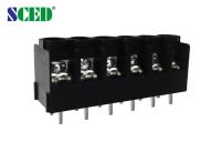 7.50mm Barrier Terminal Block Black Screw Clamp Connector For Frequency Converters