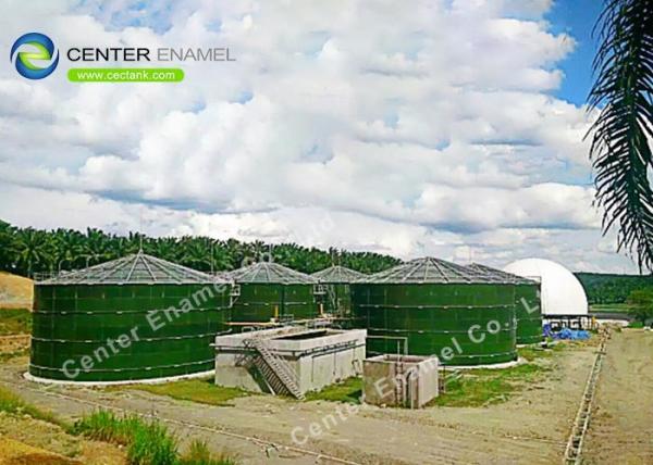 O vidro do produto comestível fundiu aos silos agrícolas de aço do armazenamento da grão para a planta da exploração agrícola