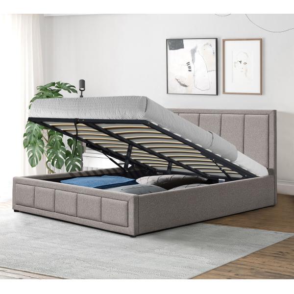 Двойной размер 4ft6 обил современное изголовье машинной плиты поднимает вверх хранение