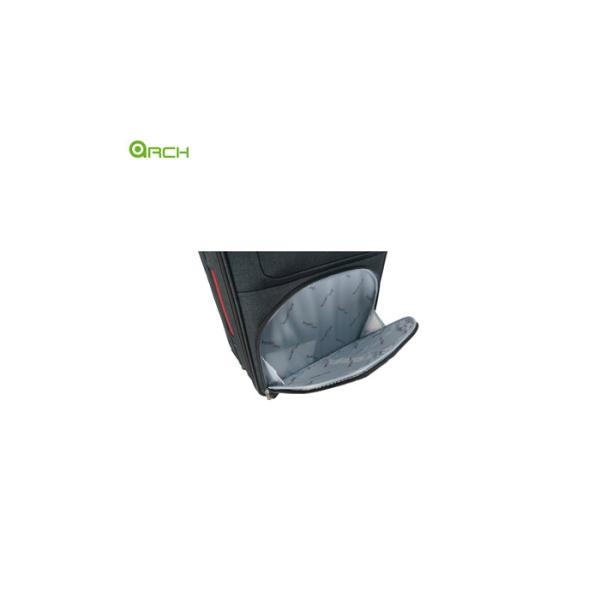 Economic Trolley Travel Luggage Bag with Spinner Wheels and Two Front Pockets