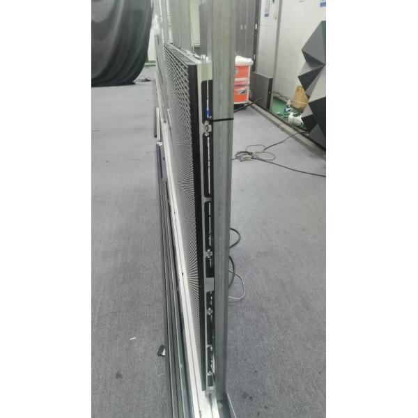 Наружный арендованный светодиодный дисплей Прозрачный P10.42-10.42mm Высокая яркость SMD2727 3840Hz