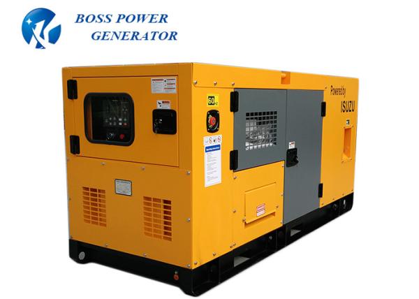 gerador diesel de 400V Isuzu, economia de energia diesel industrial do curso do gerador quatro