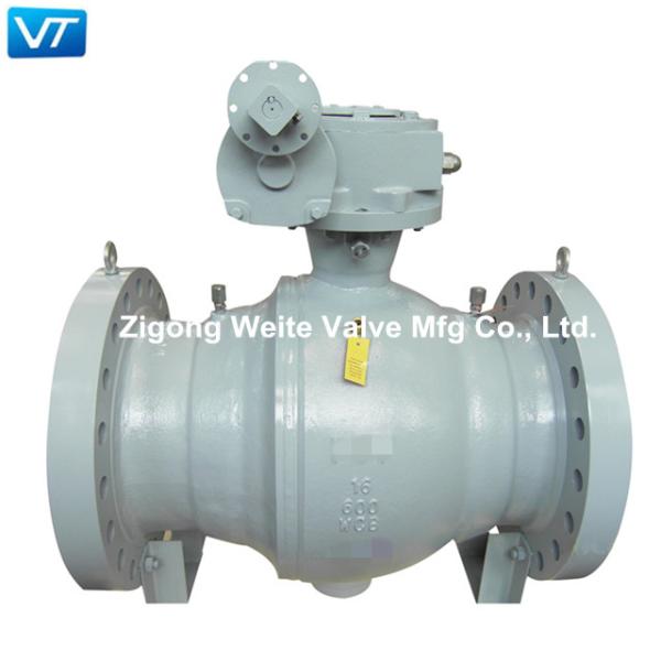 O OEM 16 tamanho grande do furo completo das válvulas de bola de 600LB WCB API 598 forjou o aço