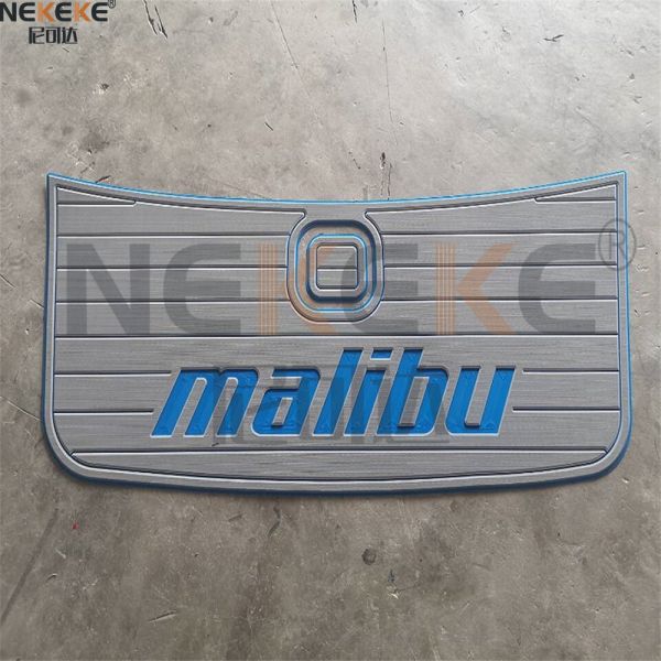 6mm Thickness UV Resistant Self-Adhesive Marine EVA Flooring Faux Teak Boat Deck Mat for 2012-2016 Malibu 22 MXZ