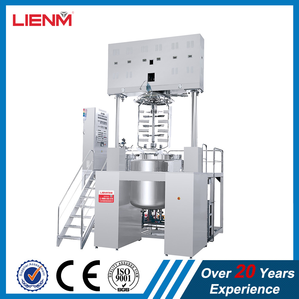 New sales two way mixing vacuum homogenizer emulsifying mixer making machine for facial cream