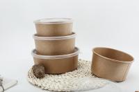 Crème glacée étanche jetable de tasses de papier de Microwavalable de catégorie comestible