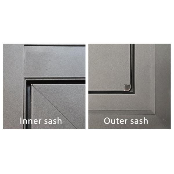 Реклама Windows рамки двойного остекления пуленепробиваемая алюминиевая с сеткой от комаров