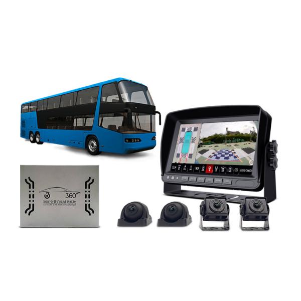 Truck Navigation System with Integrated 360° Camera, AHD 1080P, and Blind Spot Monitoring