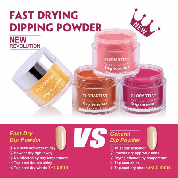 Clear Acrylic Powder Bulk Acrylic Powder Professional Acrylic Nail Powder Polymer for 3D French Manicure Extension Nail