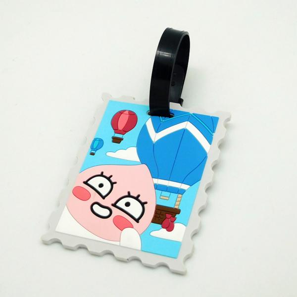 plastic Anime Luggage Tag Personalised Passport Holder And Luggage Tag Set