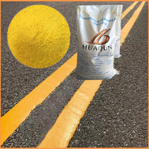 Reflective Yellow and White Thermoplastic Road Marking Paint for Long Lasting Traffic Safety with Fast Dry Feature