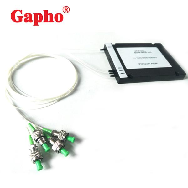250um Bare Fiber 100Ghz Dense Wavelength Division Multiplexe DWDM FC / APC / UPC