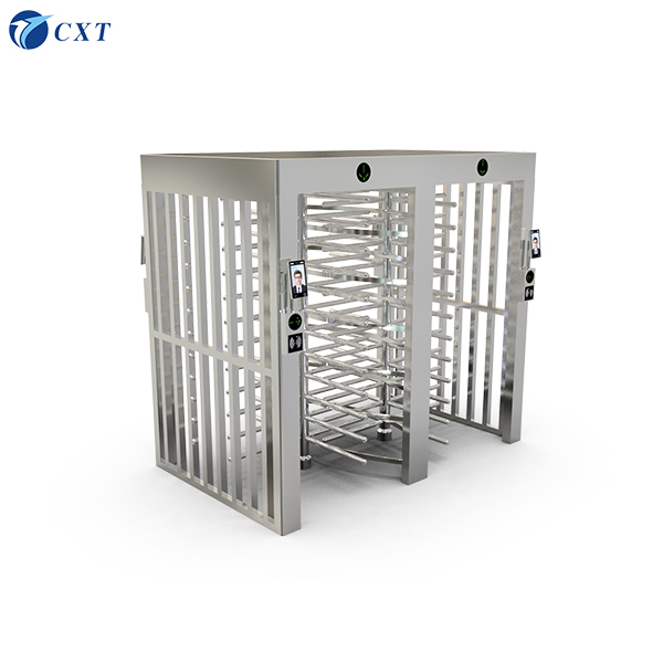 4045×1500×2300mm Full Height Turnstile with 3 Million Times Life Cycle and Semi-Auto Mode for Secure Access Control