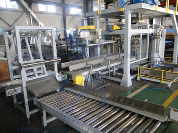 Oil Seeds Automatic Open Mouth Bag Filler seam sewing heat sealing