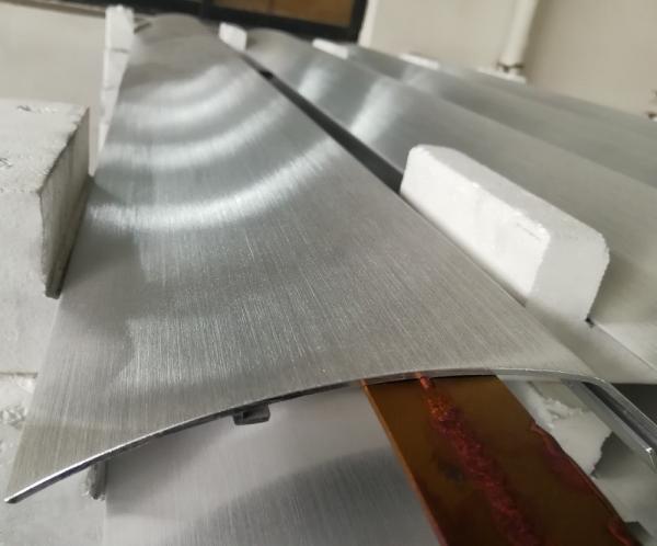 Brushed Anodizing Aluminum Extrusion Profiles Products For Air Conditioner Panel