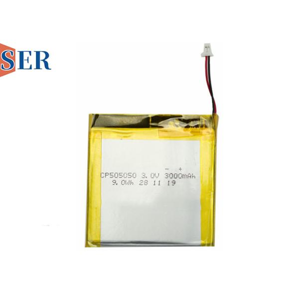 CP505050 ультра тонкая батарея пакета LiMNO2 батареи 3.0V гибкая мягкая для IoT