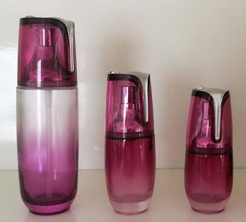 Garrafa cosmética redonda retro da bomba da garrafa da loção boa selando a cor e imprimir personalizados desempenho