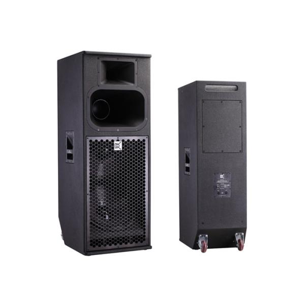 Commercial Passive Pa System 15 Inch Plywood , Passive Pa Speakers Black Paint