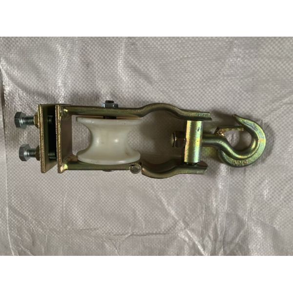 Durable Conductor Stringing Pulley Block with 5-20 KN Rated Load and 1.9-2.5KG Weight for Overhead Lines