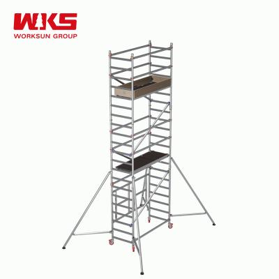 Adjustable Height Aluminum Scaffold Tower Customized Aluminium Alloy Scaffolding