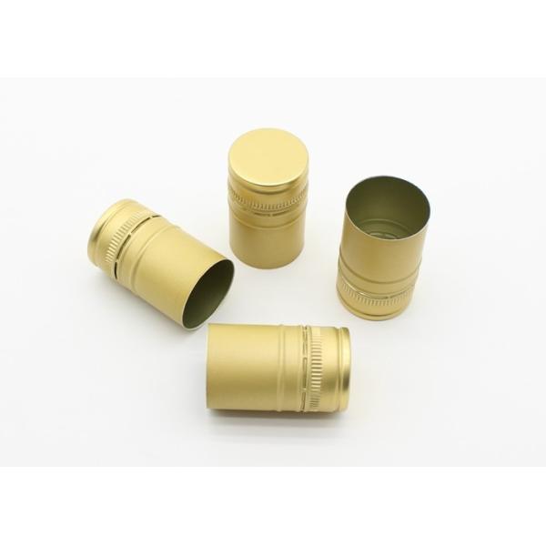 Tamanho personalizado de Ropp tampões de alumínio descartáveis para a garrafa líquida oral