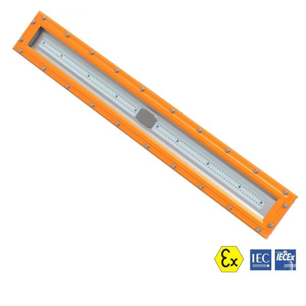 Power Plant 36W To 72W Explosion Proof LED Strip Lighting Long Lifespan