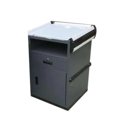 Small Supermarket Cash Counter Customized Grocery Store Checkout Counter