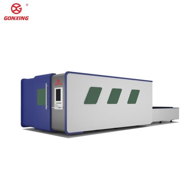 Industrial Double Table Model 6000w Sheet Metal Laser Cutting Machine with 4-axis Configuration and Yaskawa Servo Motor