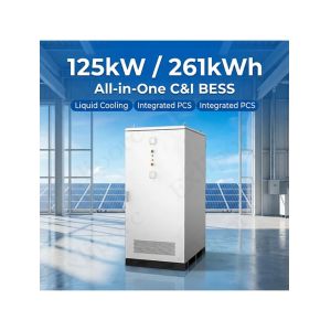 125kW/261kWh All-in-One Liquid Cooling BESS with Hithium 314Ah Cells