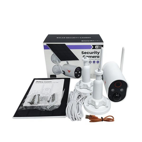 Antenna Solar Outdoor Waterproof Security Camera Wireless Rechargeable For Surveillance