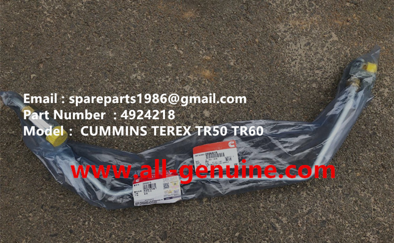 4924218 TUBE NHL DUMP TRUCK TR35 TR50 TR60 TR100 3305B 3305F 3303 3307 TR45 TR70 TEREX ALLISON UNIT RIG MT4400