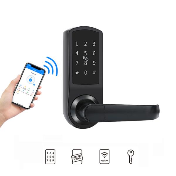Fechaduras da porta espertas eletrônicas do cartão do hotel das fechaduras da porta 6V AA do quarto 180mm de Smart