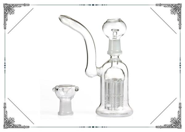 8 Tree Arms Perc Dab Oil Rig Glass Bongs Hookah Smoking Pipes Hand Blown