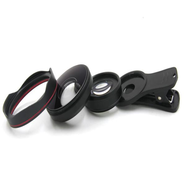 HD Wide Angle Cell Phone Wide Angle Lens 0.45X Black Universal Smartphones