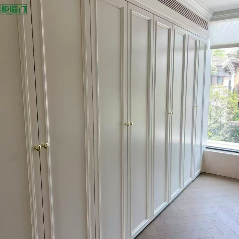 Modern Aluminum Dressing Cabinet Durable Lightweight Wardrobe Cabinet Customized