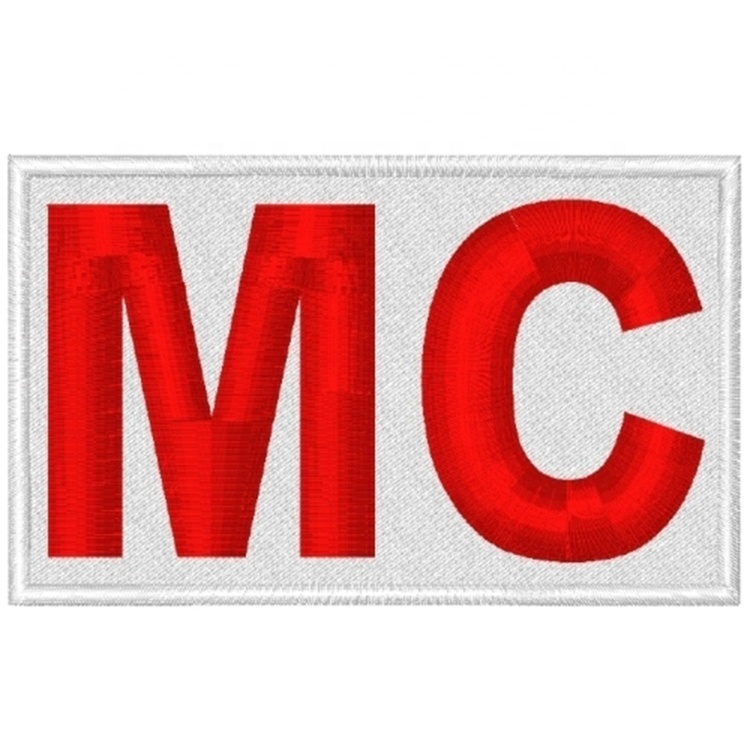 Customized Durable Felt Patches Eco-Friendly Iron-On Fabric Patch Sticker Embroidered Text for Personalized Style